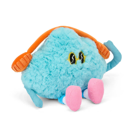 Peluche originale pour enfant Hello Hossy forme nuage Rock N Cloud – vue de 3/4