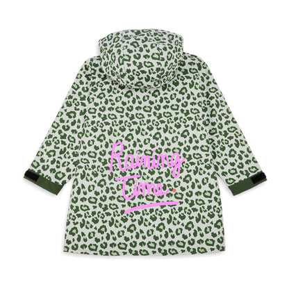 Poncho de pluie Green Leopard