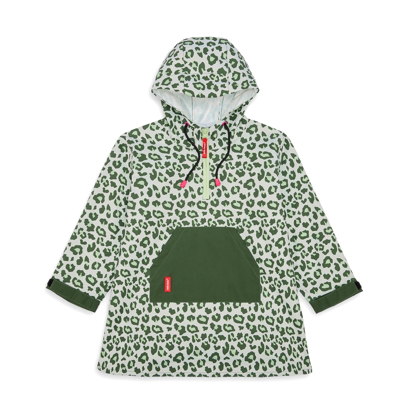 Poncho de pluie Green Leopard