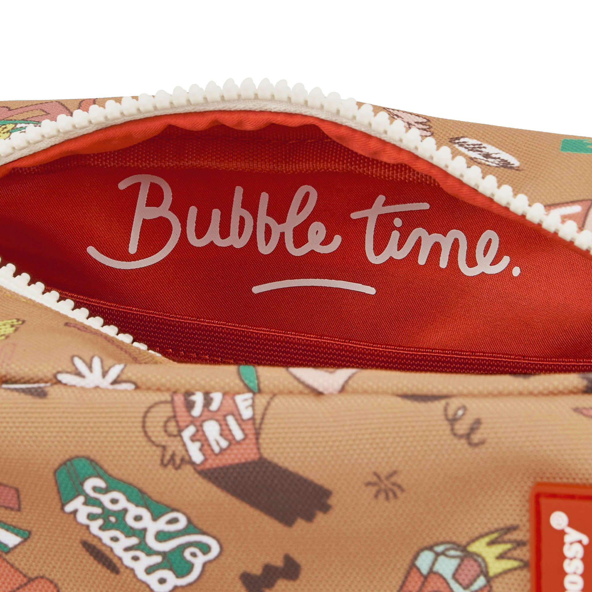 Trousse de toilette enfant marron motif musique Hello Hossy