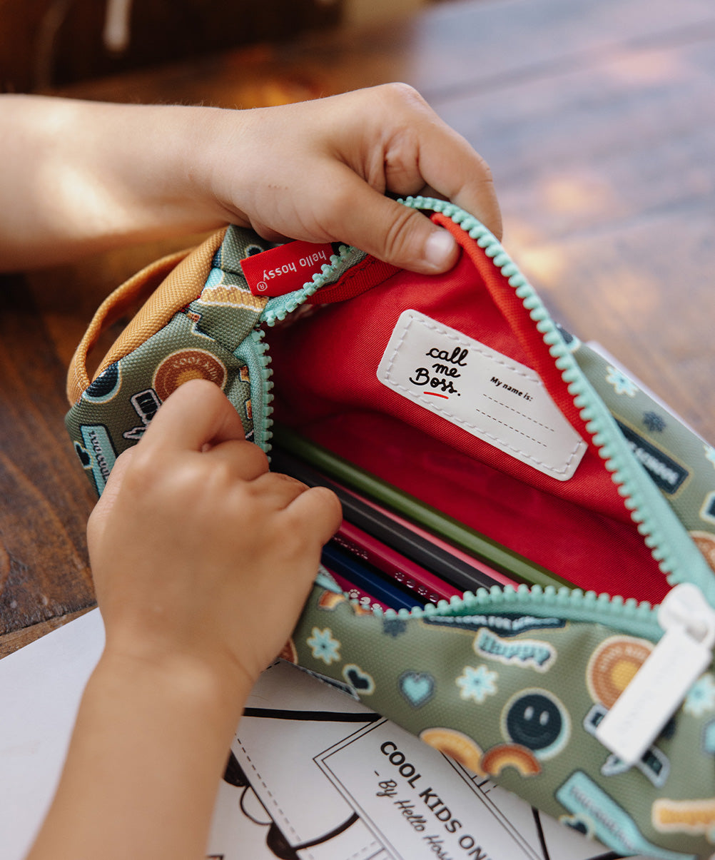 Trousse Scolaire Enfants Smiley, Maternelle et Primaire, Cool Kids Only !