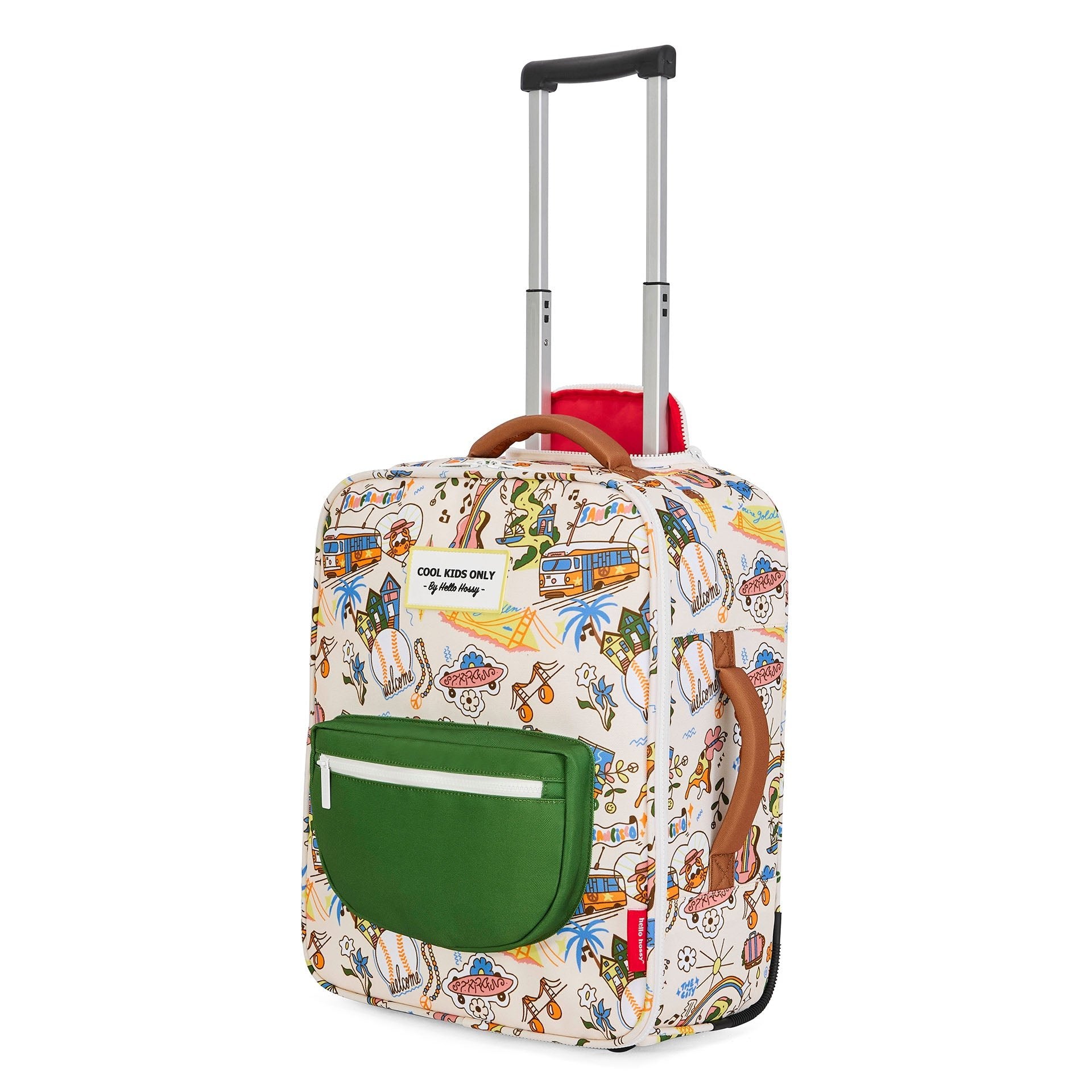 Valise Enfant Avec Fleur Valise à Poignée Et Roulettes, Dried