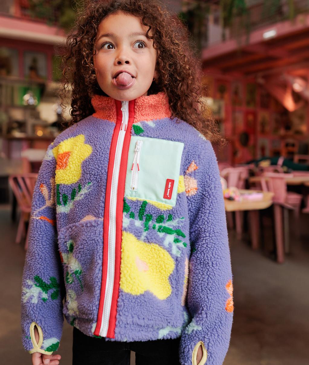 Veste polaire Floral