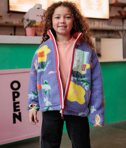 Veste polaire Floral