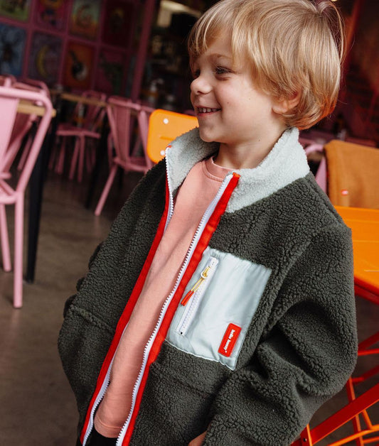 Veste polaire Fluffy Forest