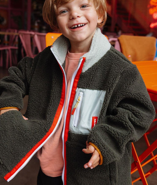 Veste polaire verte enfant Hello Hossy