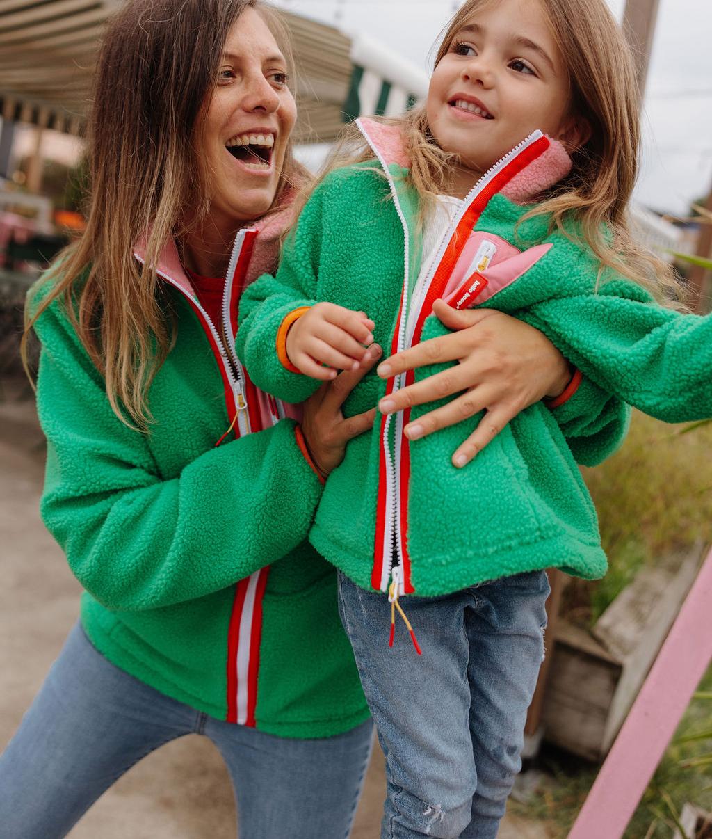 Veste polaire Green Candy