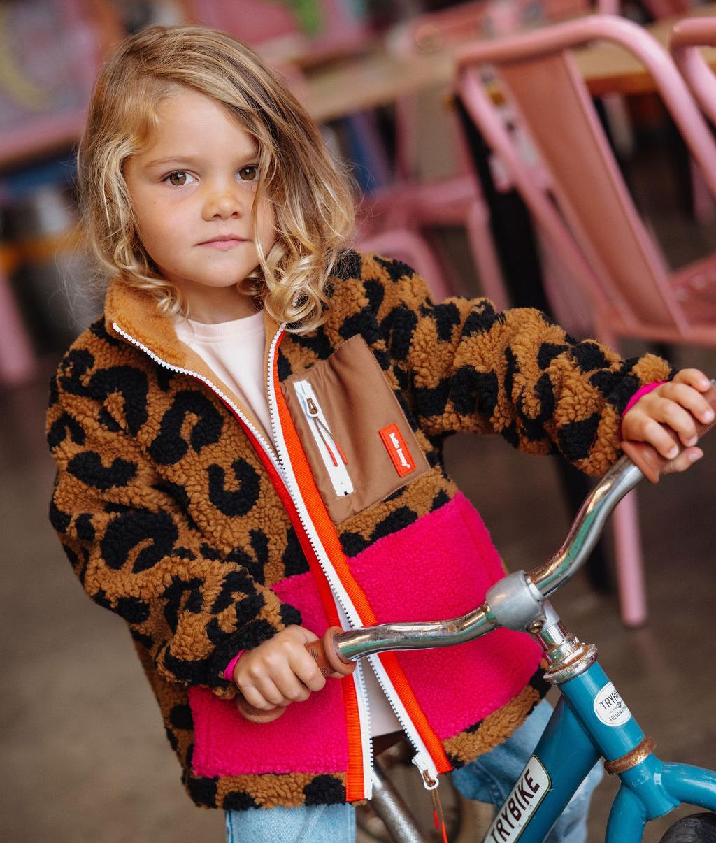 Veste polaire Léopard