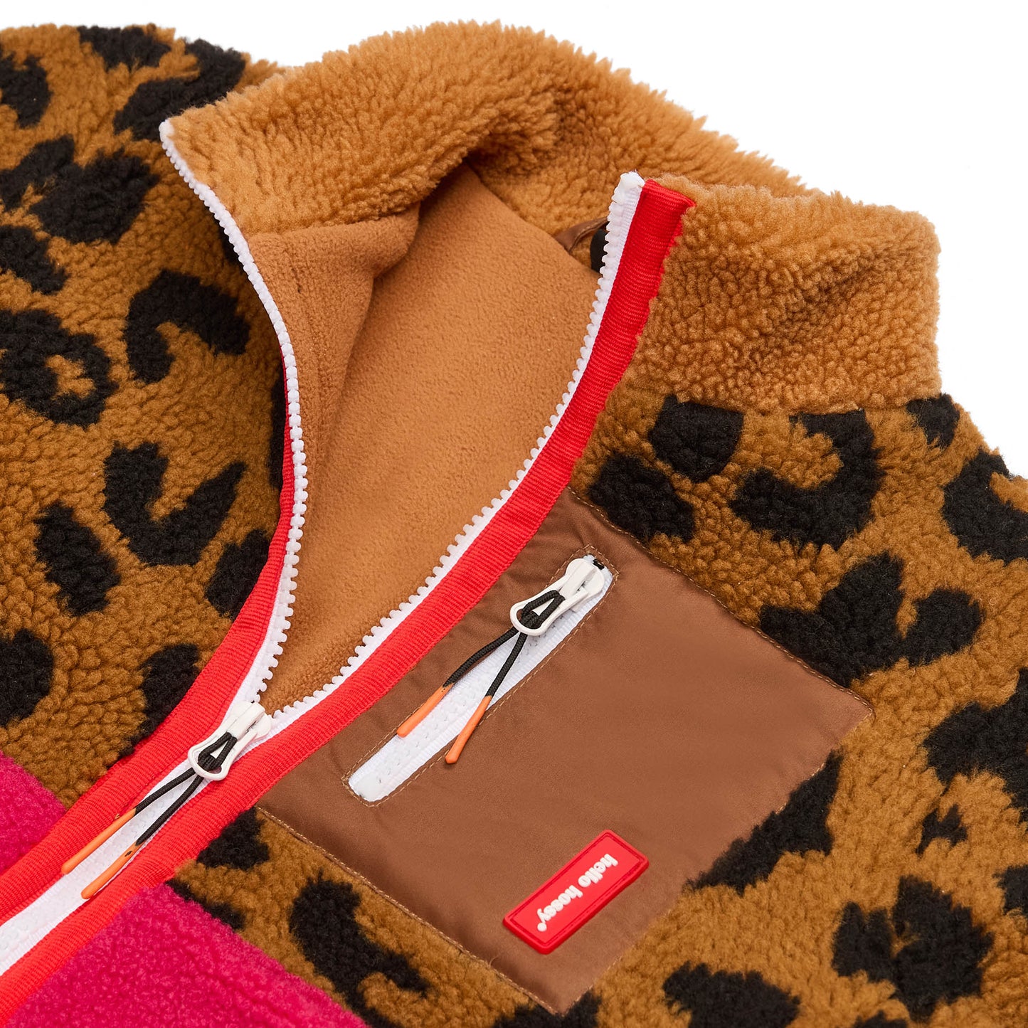 Veste polaire Léopard