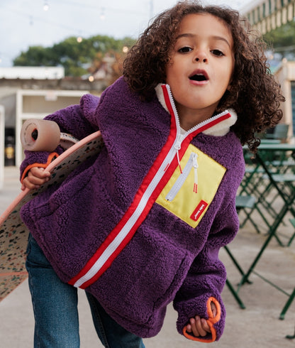 Veste polaire Prune
