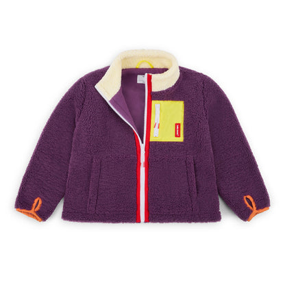 Veste polaire Prune