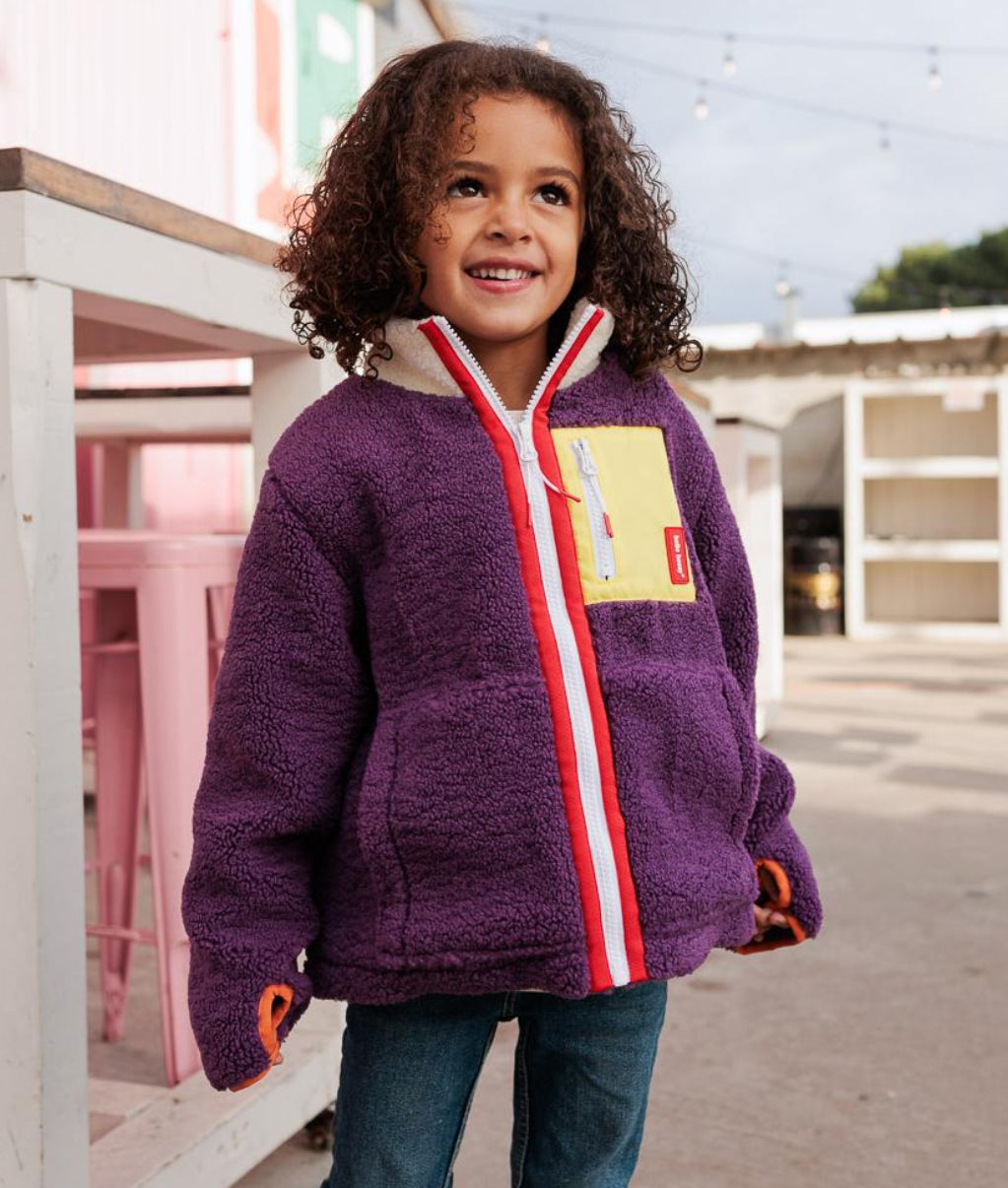 Veste polaire Prune