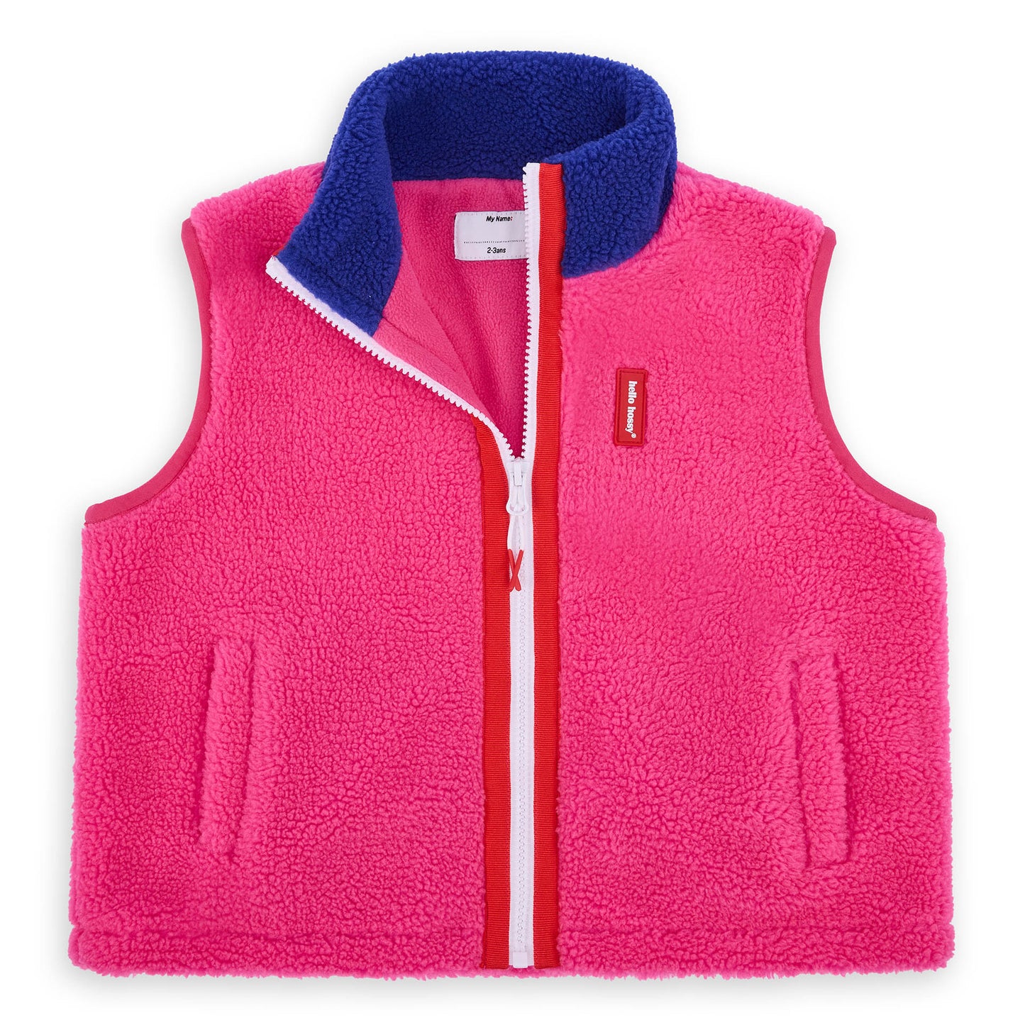 Polaire sans manches Fuchsia