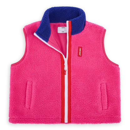 Polaire sans manches Fuchsia
