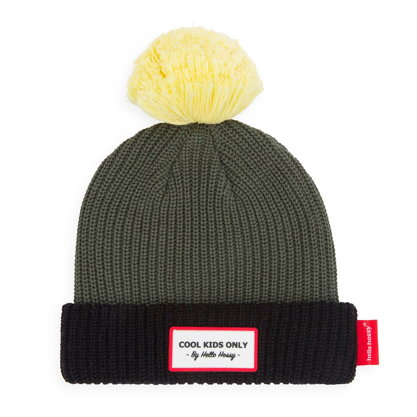 Bonnet Color Block Olive Enfants & Bébés, Cool Kids Only, Hello Hossy