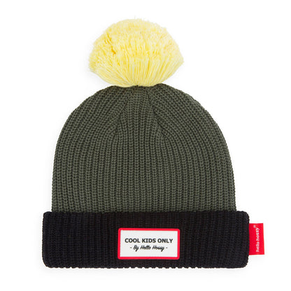 Bonnet Color Block Olive Enfants & Bébés, Cool Kids Only, Hello Hossy