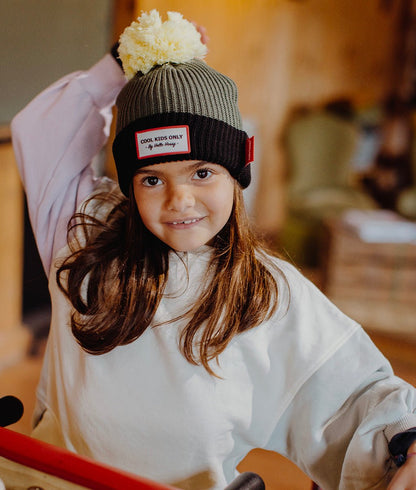 Bonnet Color Block Olive Enfants & Bébés, Cool Kids Only, Hello Hossy
