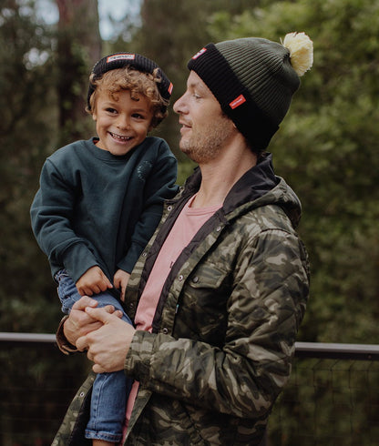 Bonnet Color Block Olive Enfants & Bébés, Cool Kids Only, Hello Hossy
