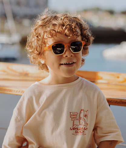 Lunettes de soleil Enfants Mini Tommy, colorées, verres catégorie 3, UV400, verres polarisés, dès 2 ans, Cool Kids Only !